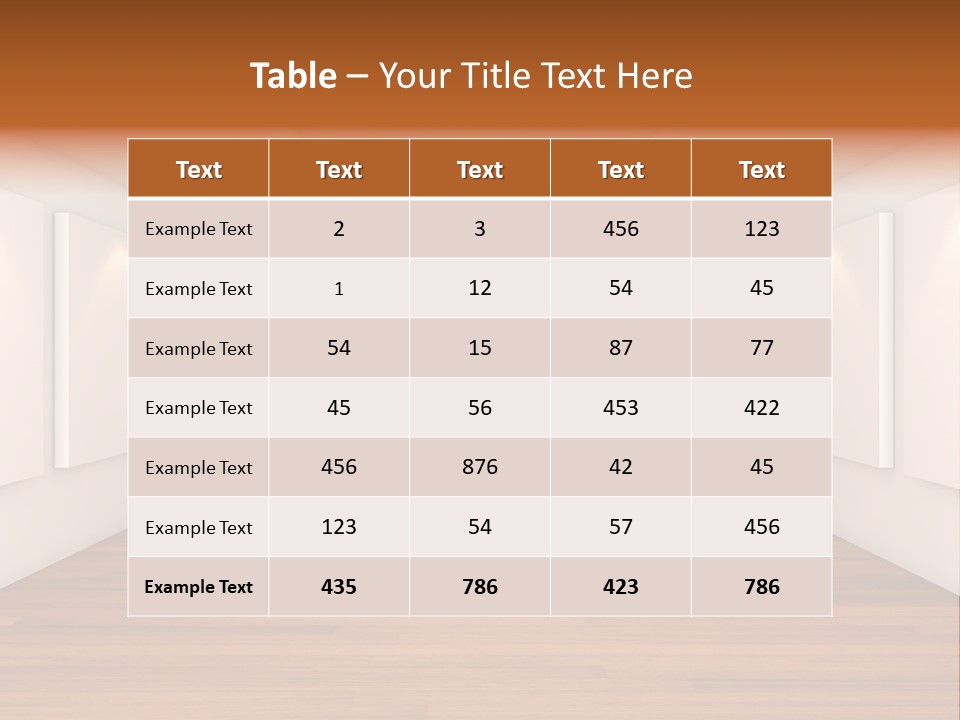 Exhibition Border Contemporary PowerPoint Template