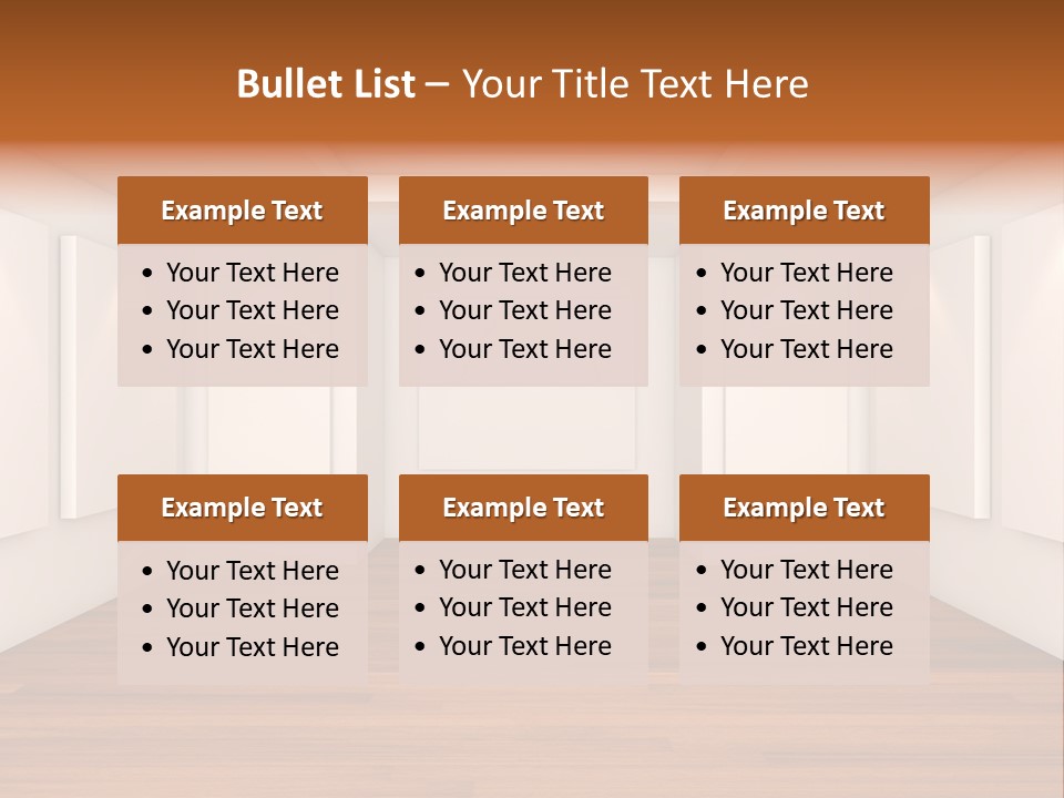 Exhibition Border Contemporary PowerPoint Template