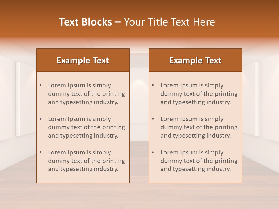 Exhibition Border Contemporary PowerPoint Template