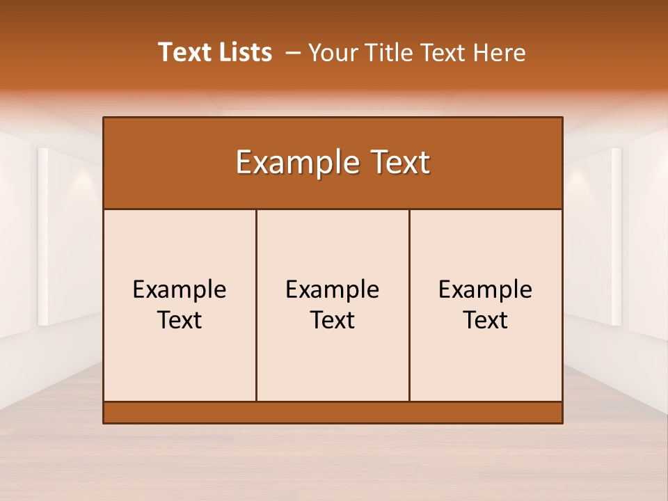 Exhibition Border Contemporary PowerPoint Template