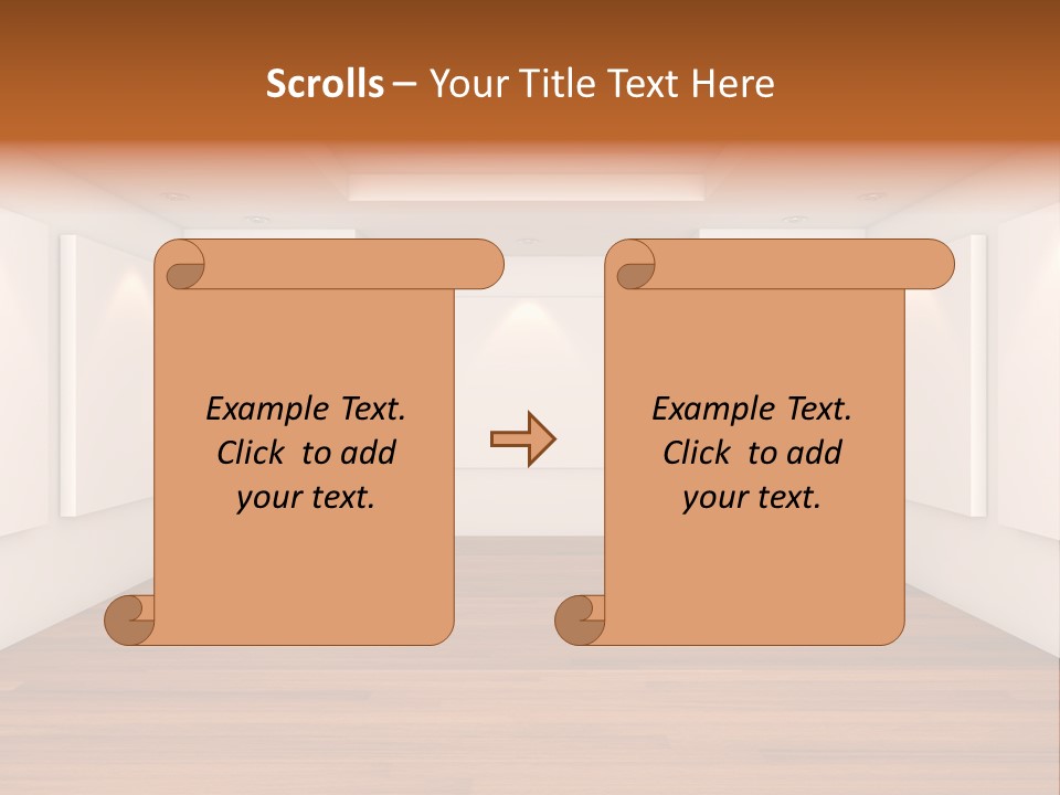 Exhibition Border Contemporary PowerPoint Template