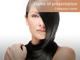 Woman Pure Perfect PowerPoint Template