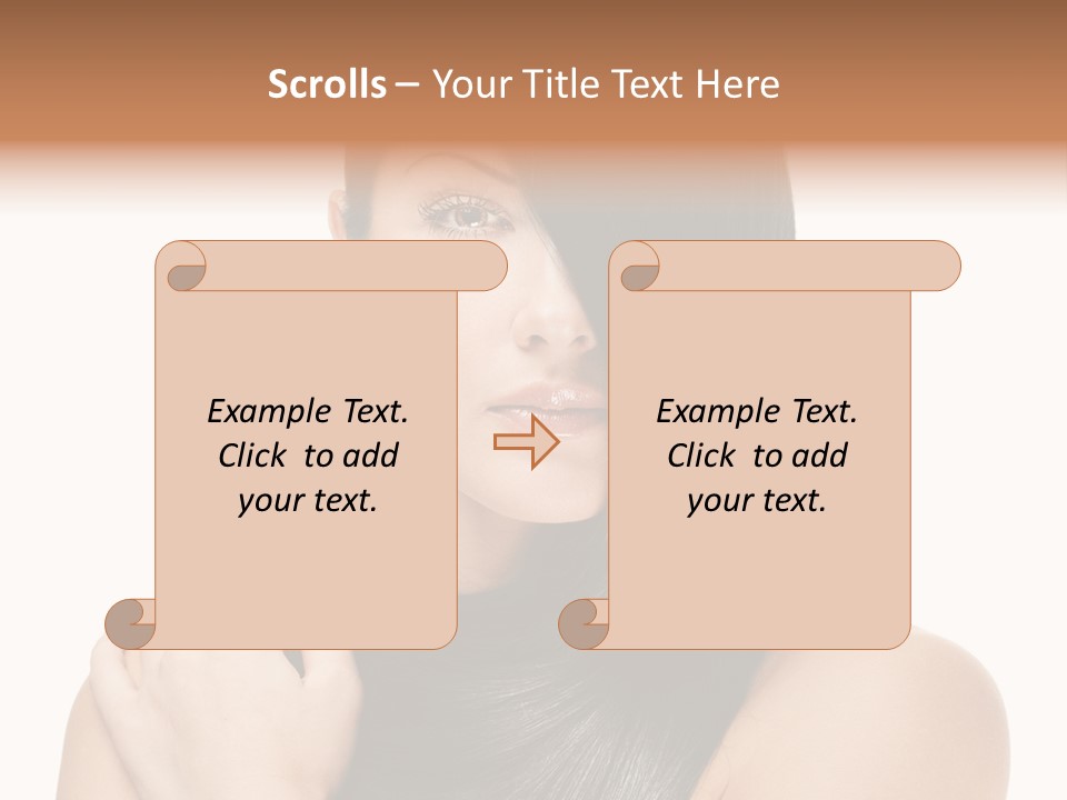 Woman Pure Perfect PowerPoint Template
