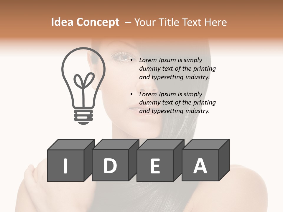 Woman Pure Perfect PowerPoint Template