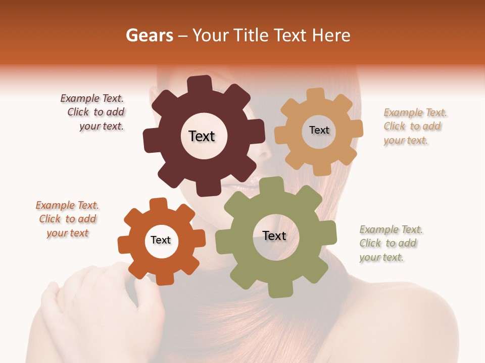 Female Fashion Beautiful PowerPoint Template