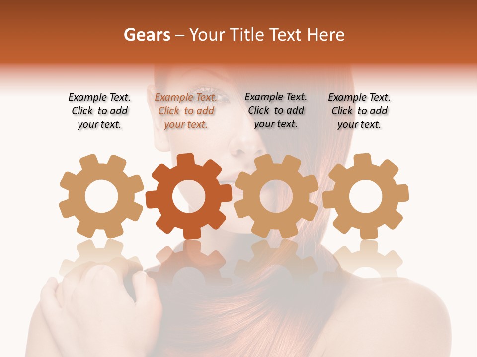 Female Fashion Beautiful PowerPoint Template