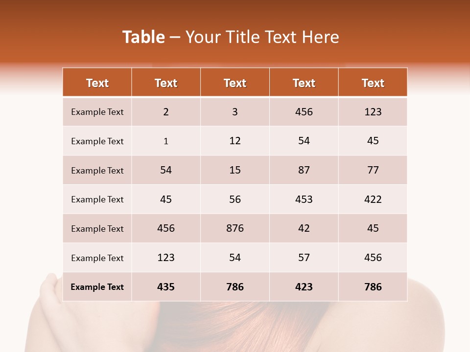 Female Fashion Beautiful PowerPoint Template