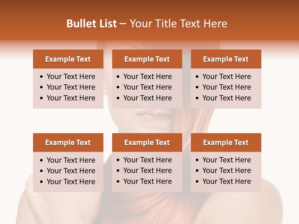 Female Fashion Beautiful PowerPoint Template