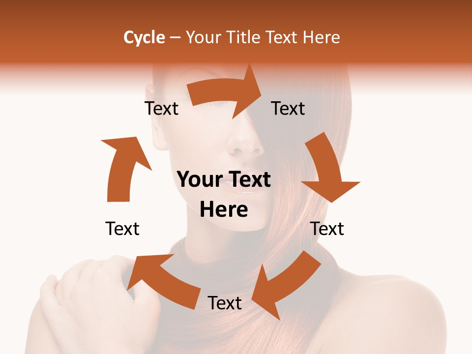 Female Fashion Beautiful PowerPoint Template