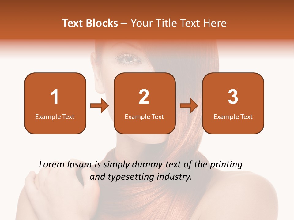 Female Fashion Beautiful PowerPoint Template