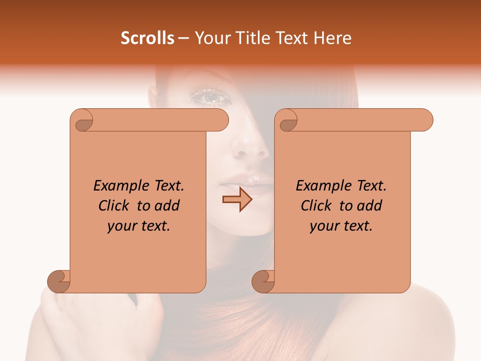 Female Fashion Beautiful PowerPoint Template