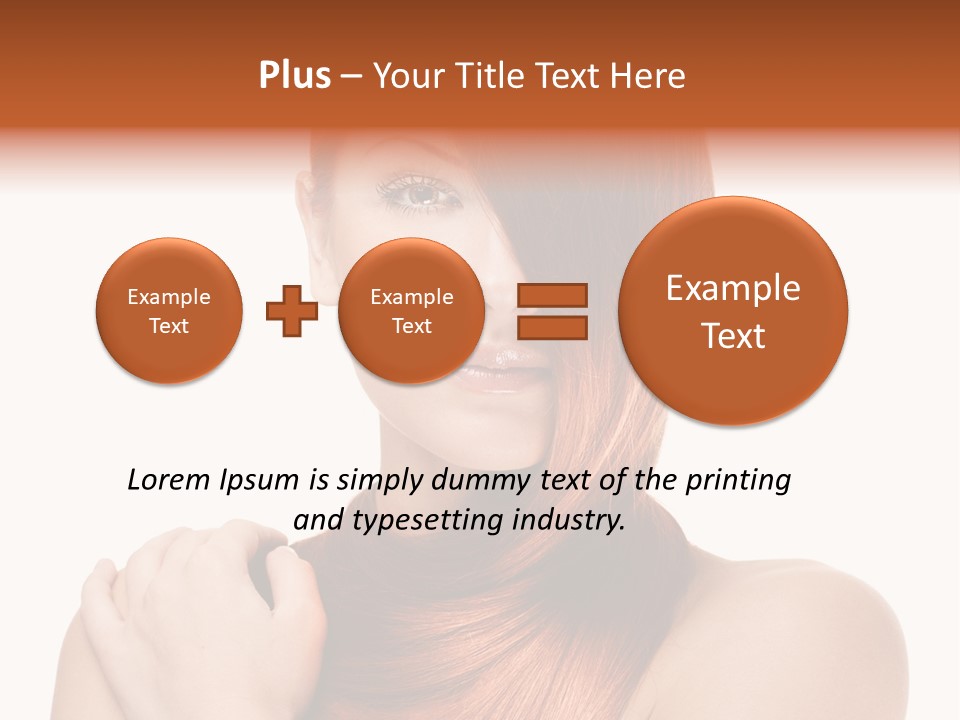 Female Fashion Beautiful PowerPoint Template