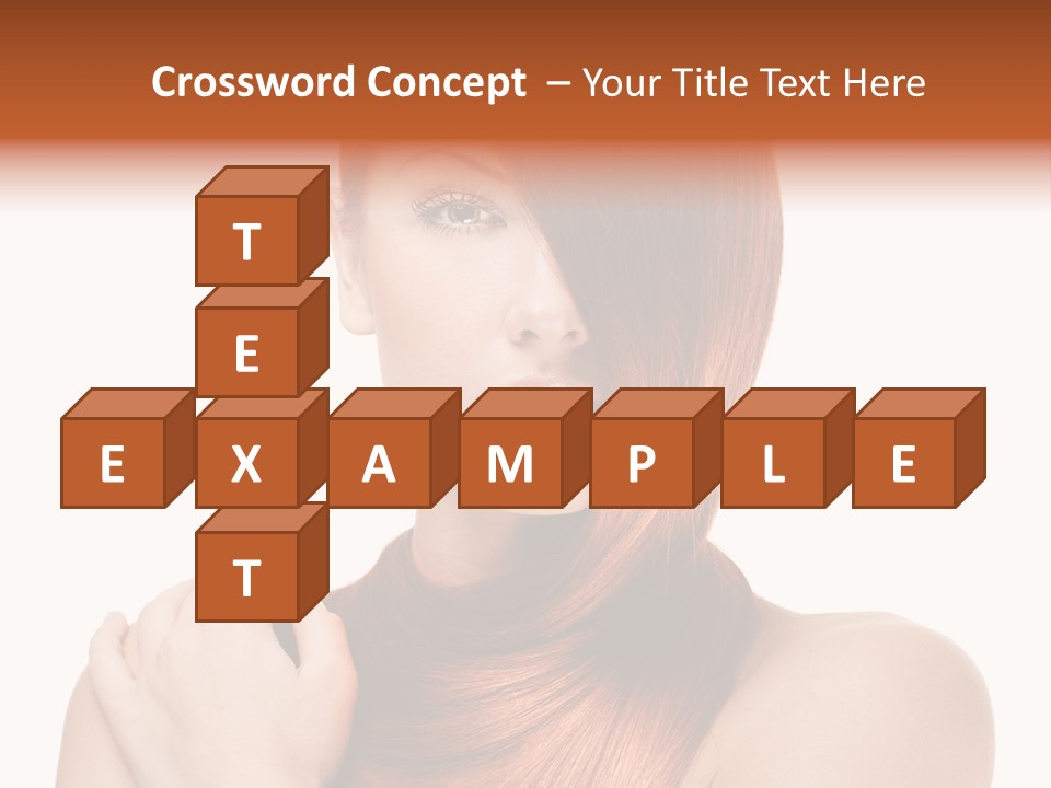 Female Fashion Beautiful PowerPoint Template