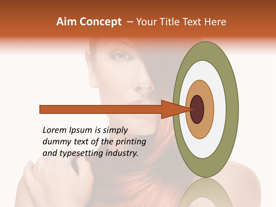 Female Fashion Beautiful PowerPoint Template