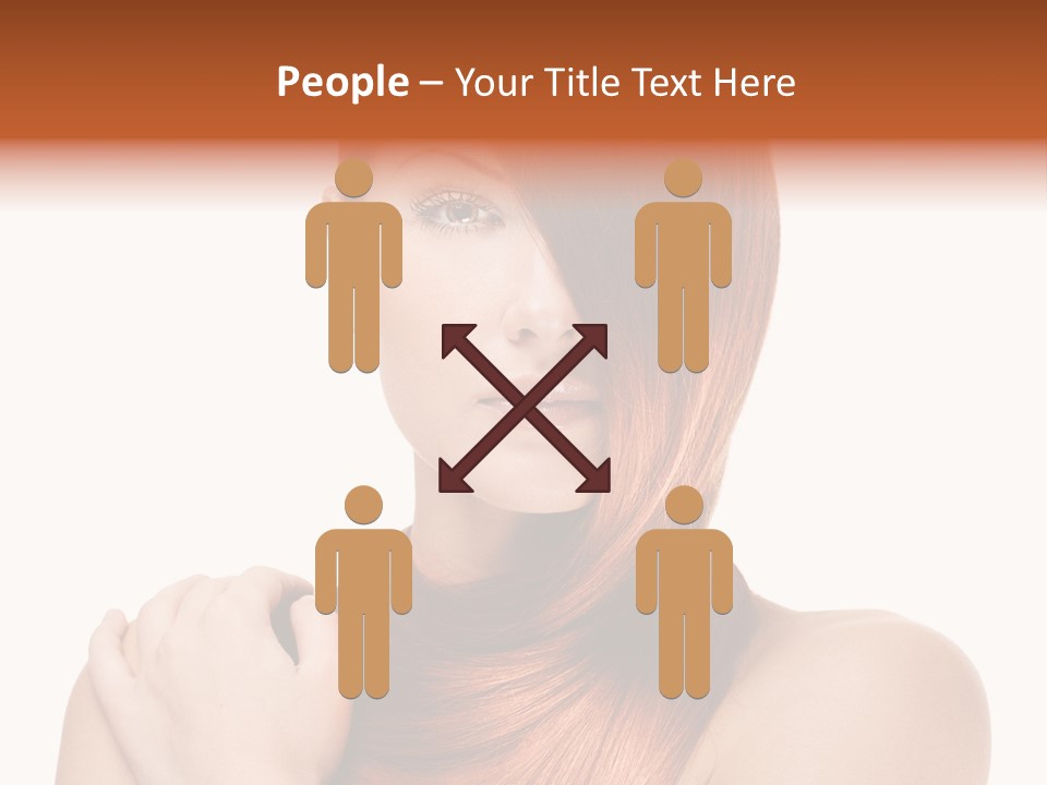 Female Fashion Beautiful PowerPoint Template