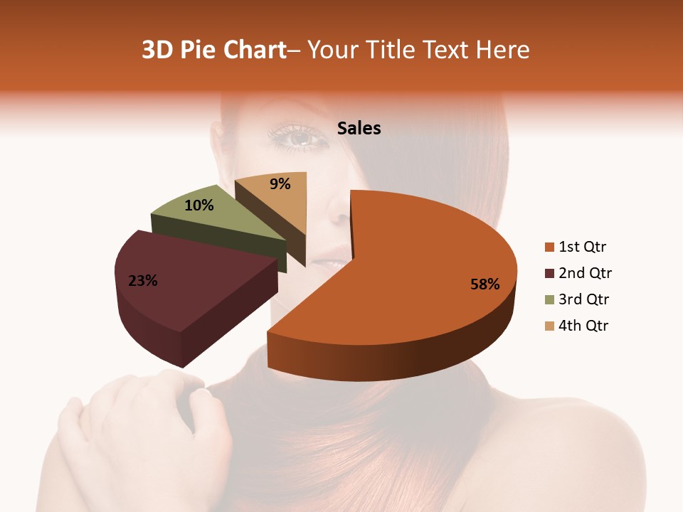 Female Fashion Beautiful PowerPoint Template