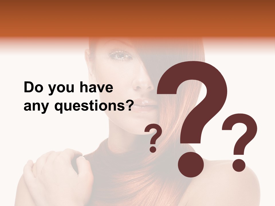 Female Fashion Beautiful PowerPoint Template