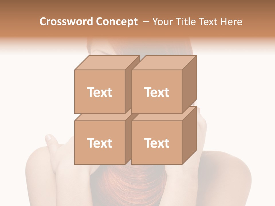 Eyes Cute Calm PowerPoint Template