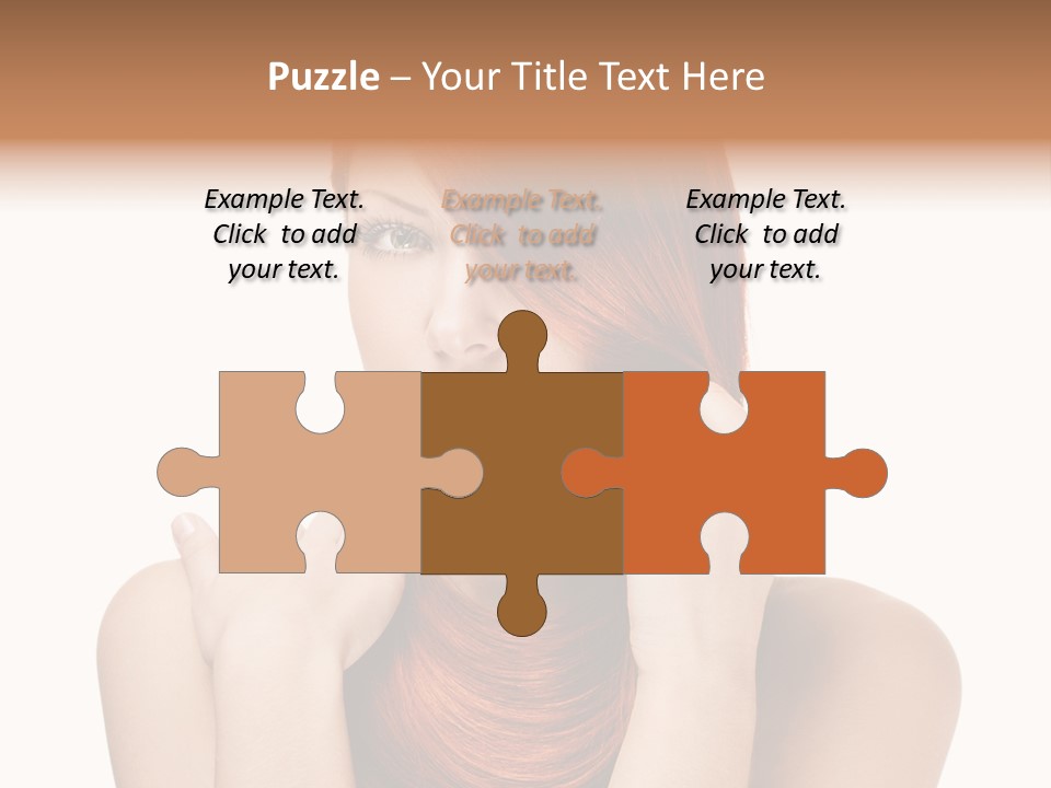 Eyes Cute Calm PowerPoint Template