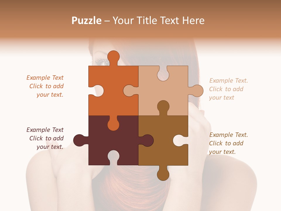 Eyes Cute Calm PowerPoint Template