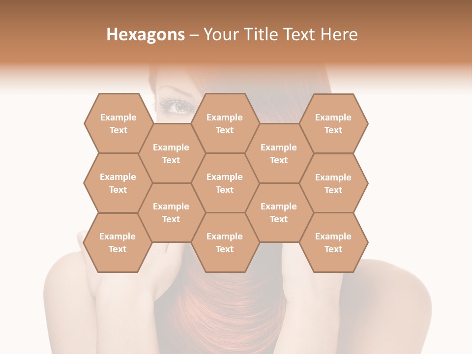 Eyes Cute Calm PowerPoint Template