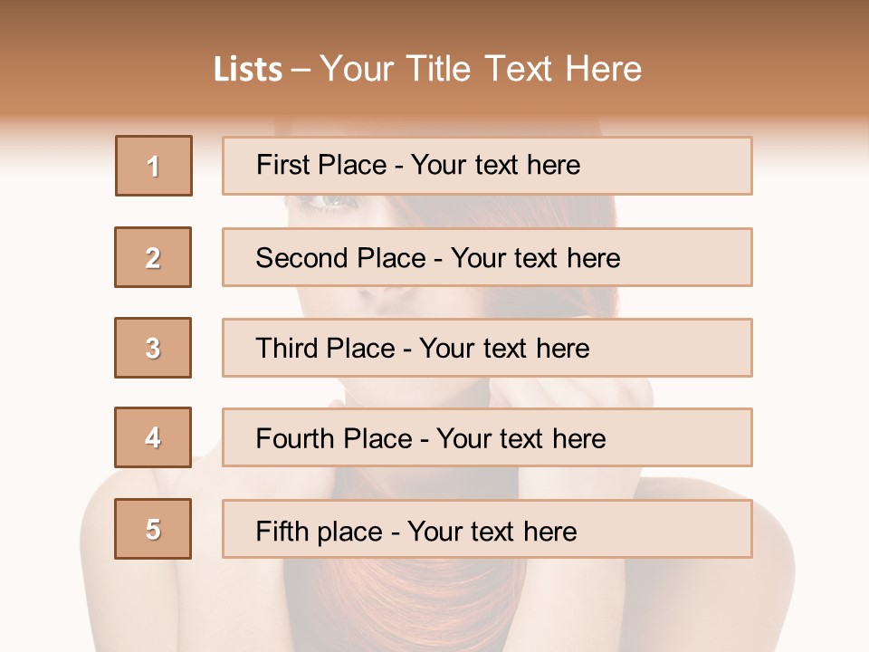 Eyes Cute Calm PowerPoint Template