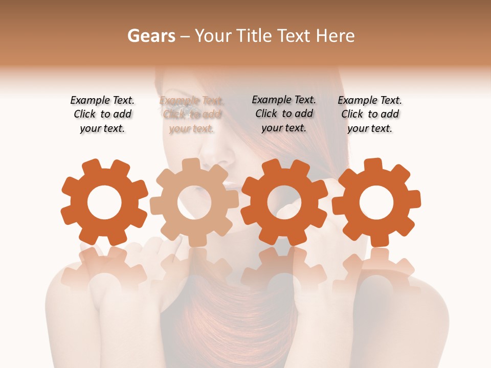 Eyes Cute Calm PowerPoint Template