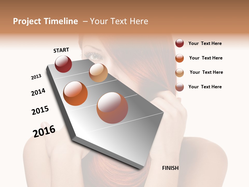 Eyes Cute Calm PowerPoint Template
