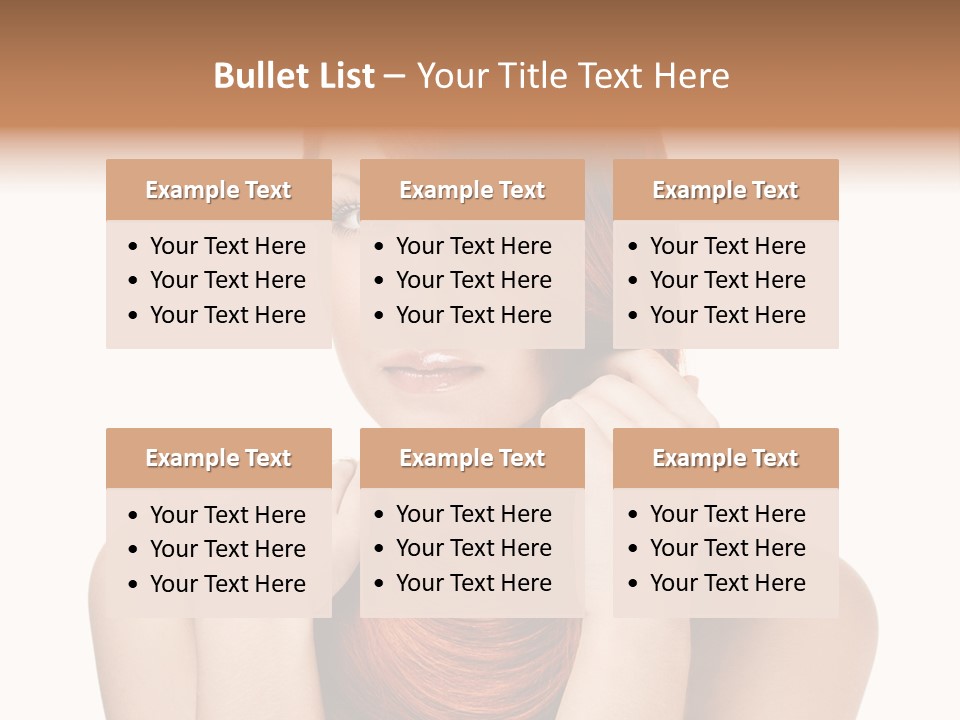 Eyes Cute Calm PowerPoint Template