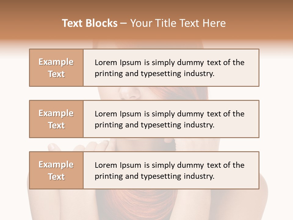 Eyes Cute Calm PowerPoint Template