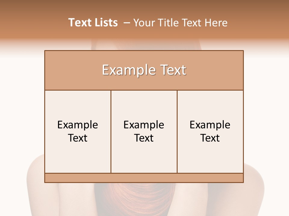 Eyes Cute Calm PowerPoint Template
