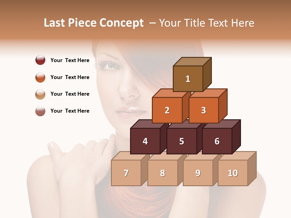 Eyes Cute Calm PowerPoint Template