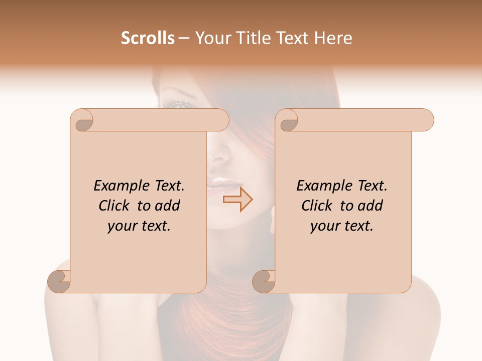 Eyes Cute Calm PowerPoint Template