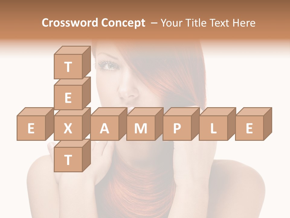 Eyes Cute Calm PowerPoint Template