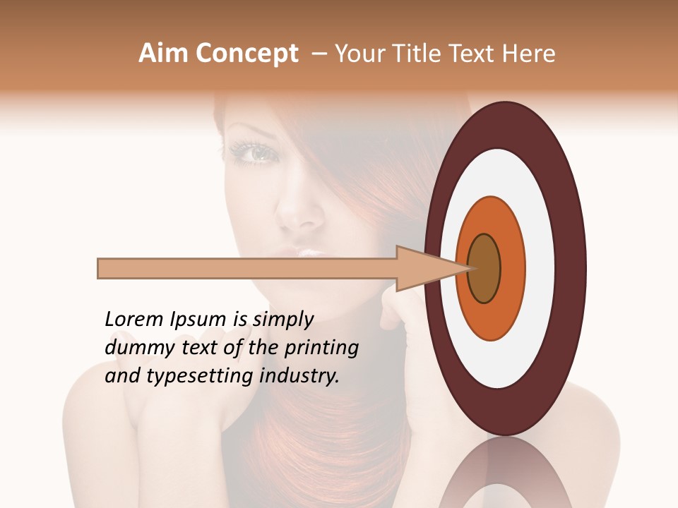 Eyes Cute Calm PowerPoint Template