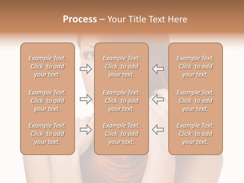 Eyes Cute Calm PowerPoint Template