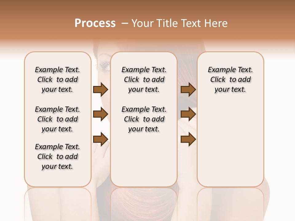 Eyes Cute Calm PowerPoint Template