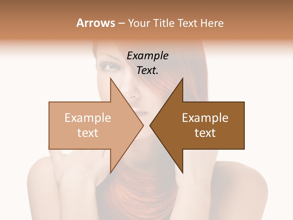 Eyes Cute Calm PowerPoint Template