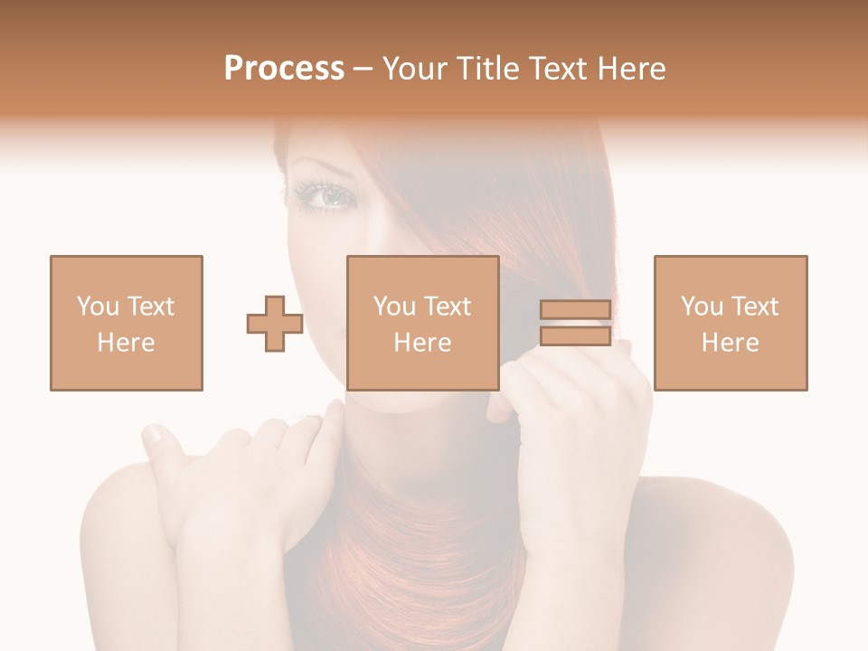 Eyes Cute Calm PowerPoint Template