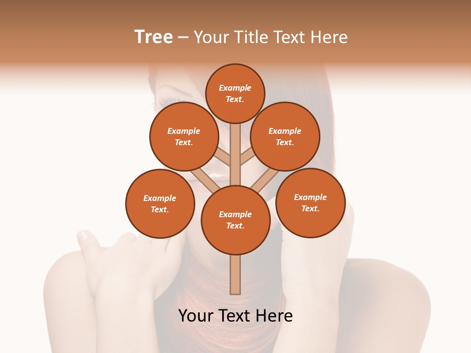 Eyes Cute Calm PowerPoint Template