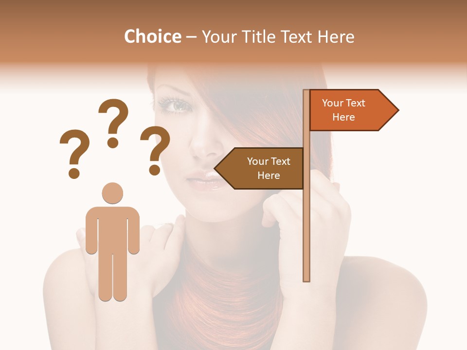 Eyes Cute Calm PowerPoint Template