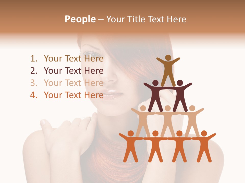 Eyes Cute Calm PowerPoint Template