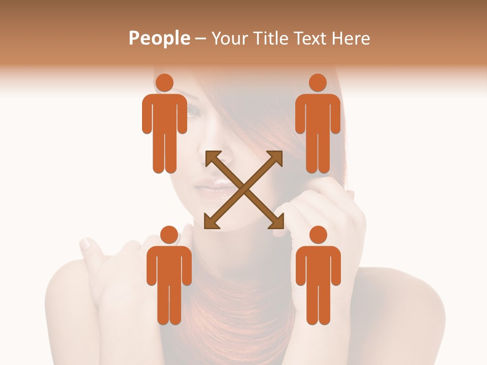 Eyes Cute Calm PowerPoint Template