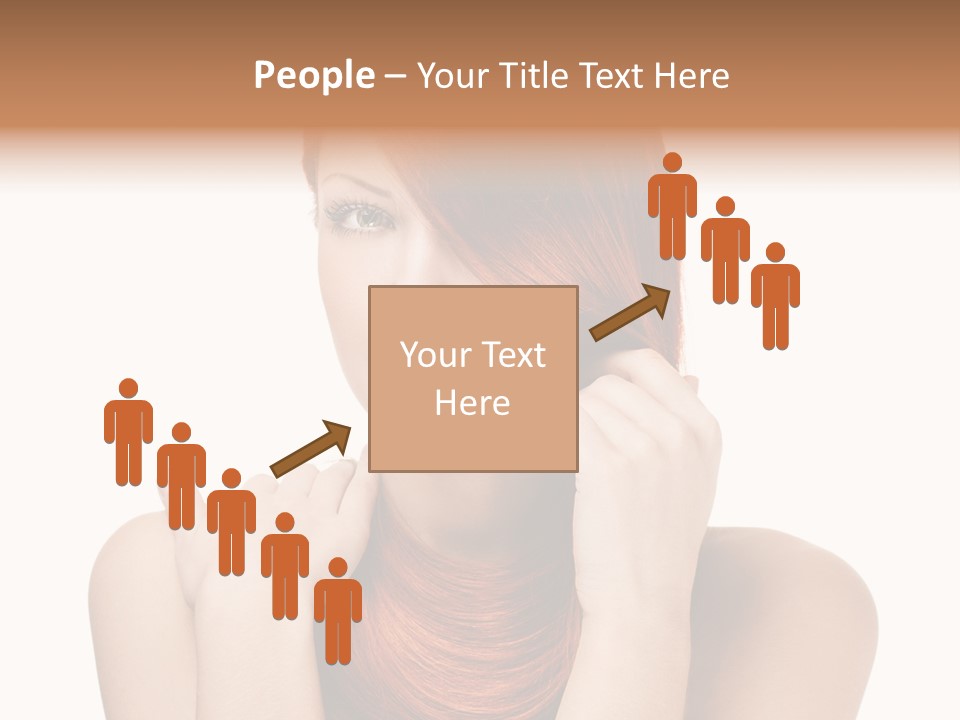 Eyes Cute Calm PowerPoint Template