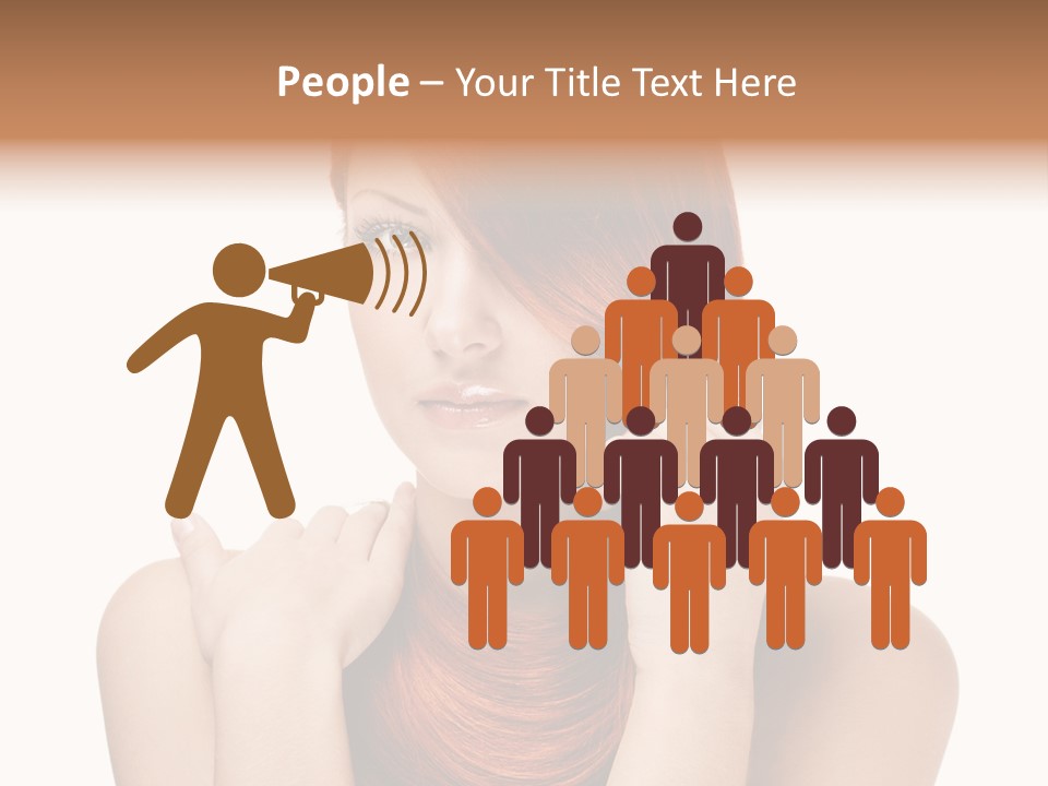 Eyes Cute Calm PowerPoint Template