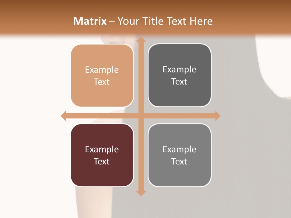 Make Up Brunette Healthy PowerPoint Template