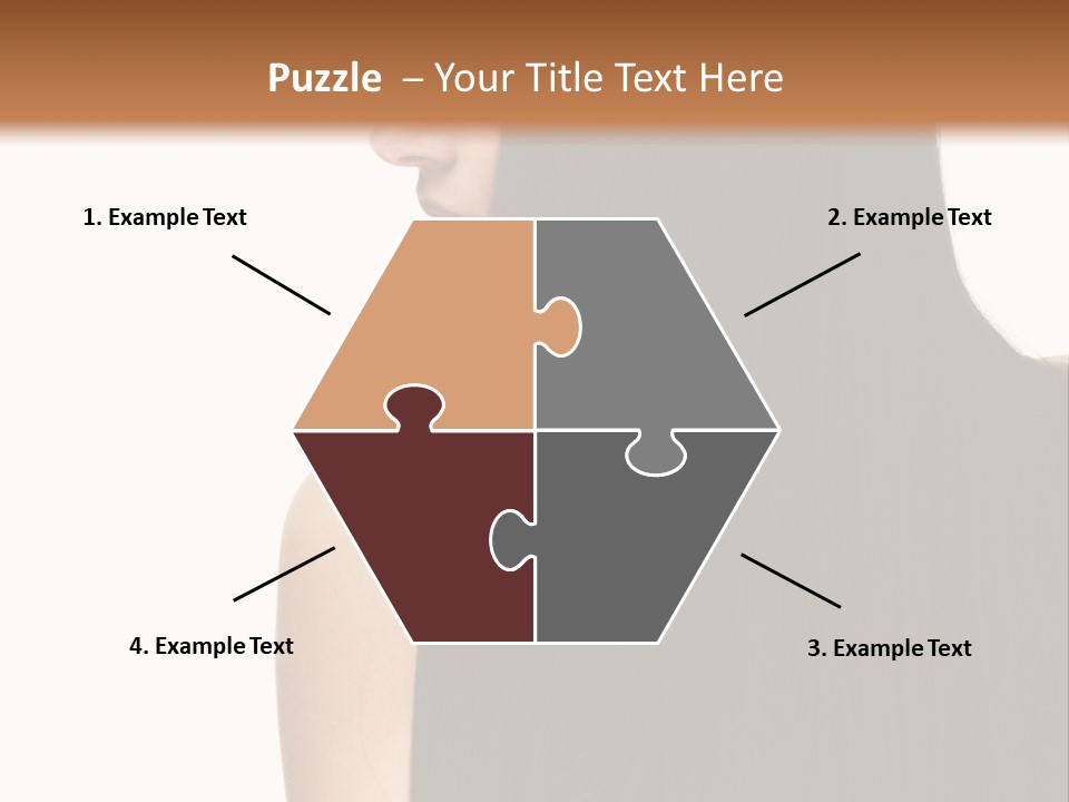 Make Up Brunette Healthy PowerPoint Template