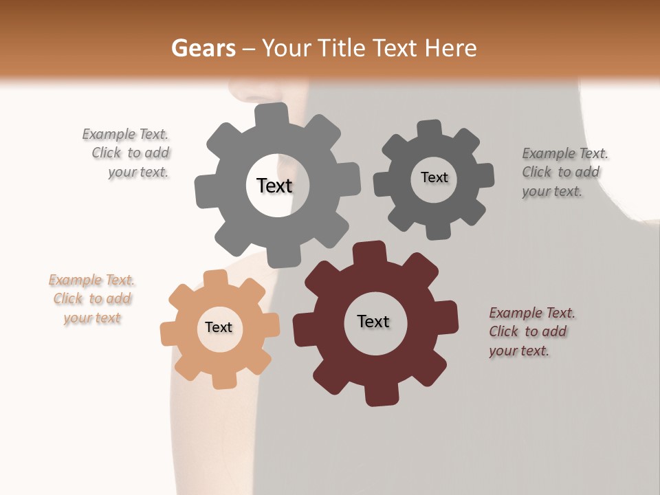 Make Up Brunette Healthy PowerPoint Template