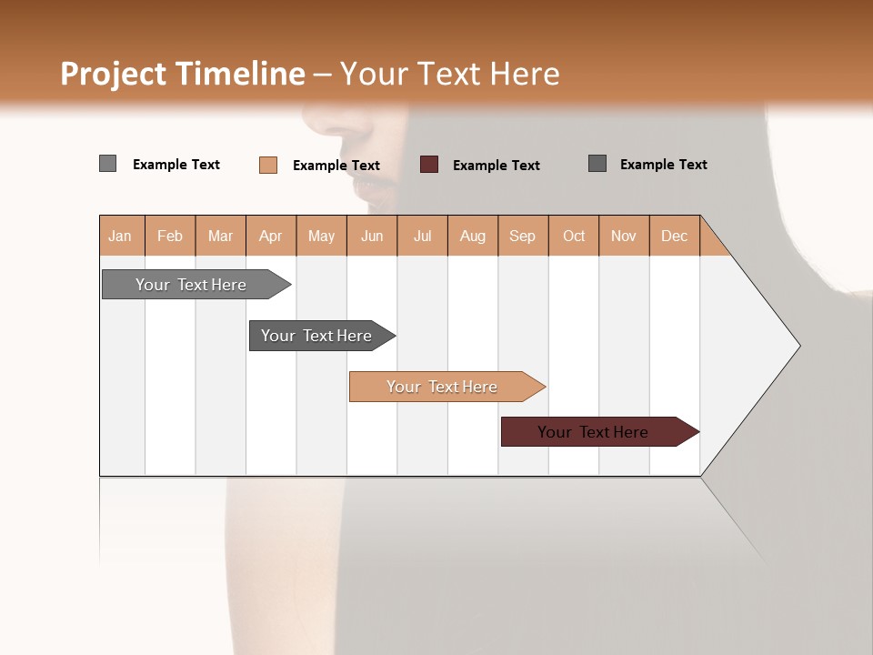 Make Up Brunette Healthy PowerPoint Template