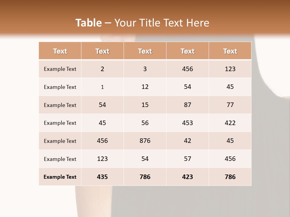 Make Up Brunette Healthy PowerPoint Template